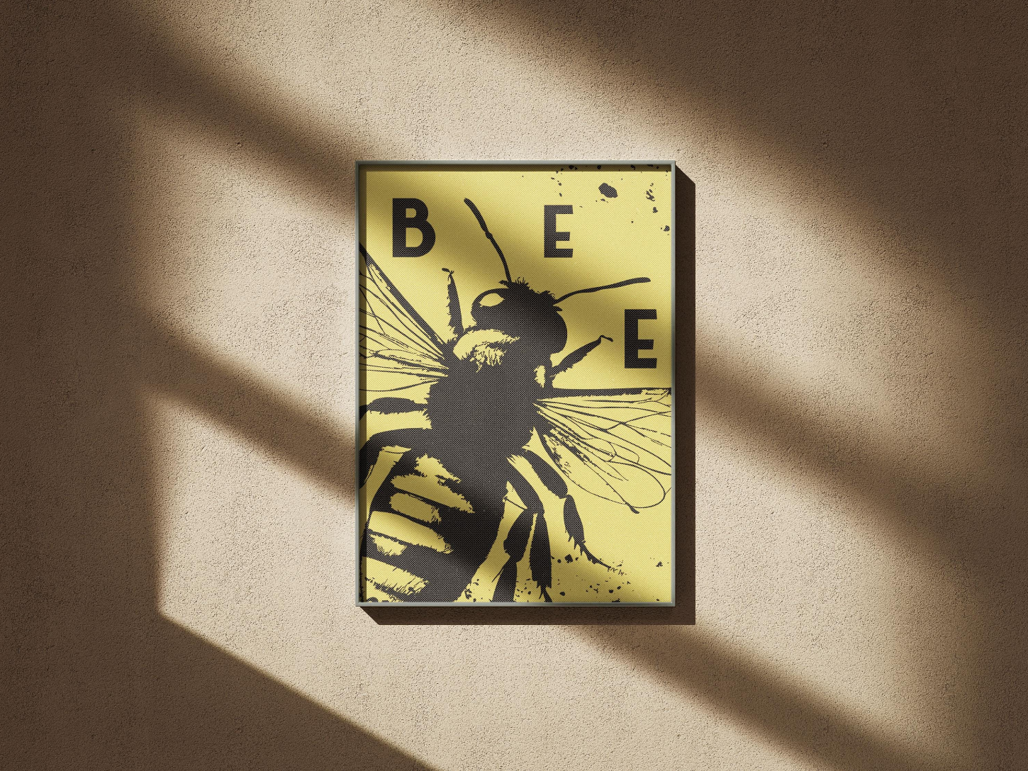 bee-plakat-pszczola-wallart