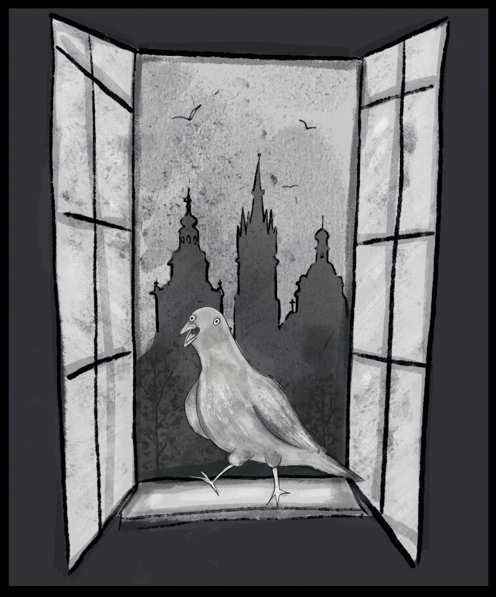 komiks-golab-krakow-ilustracja
