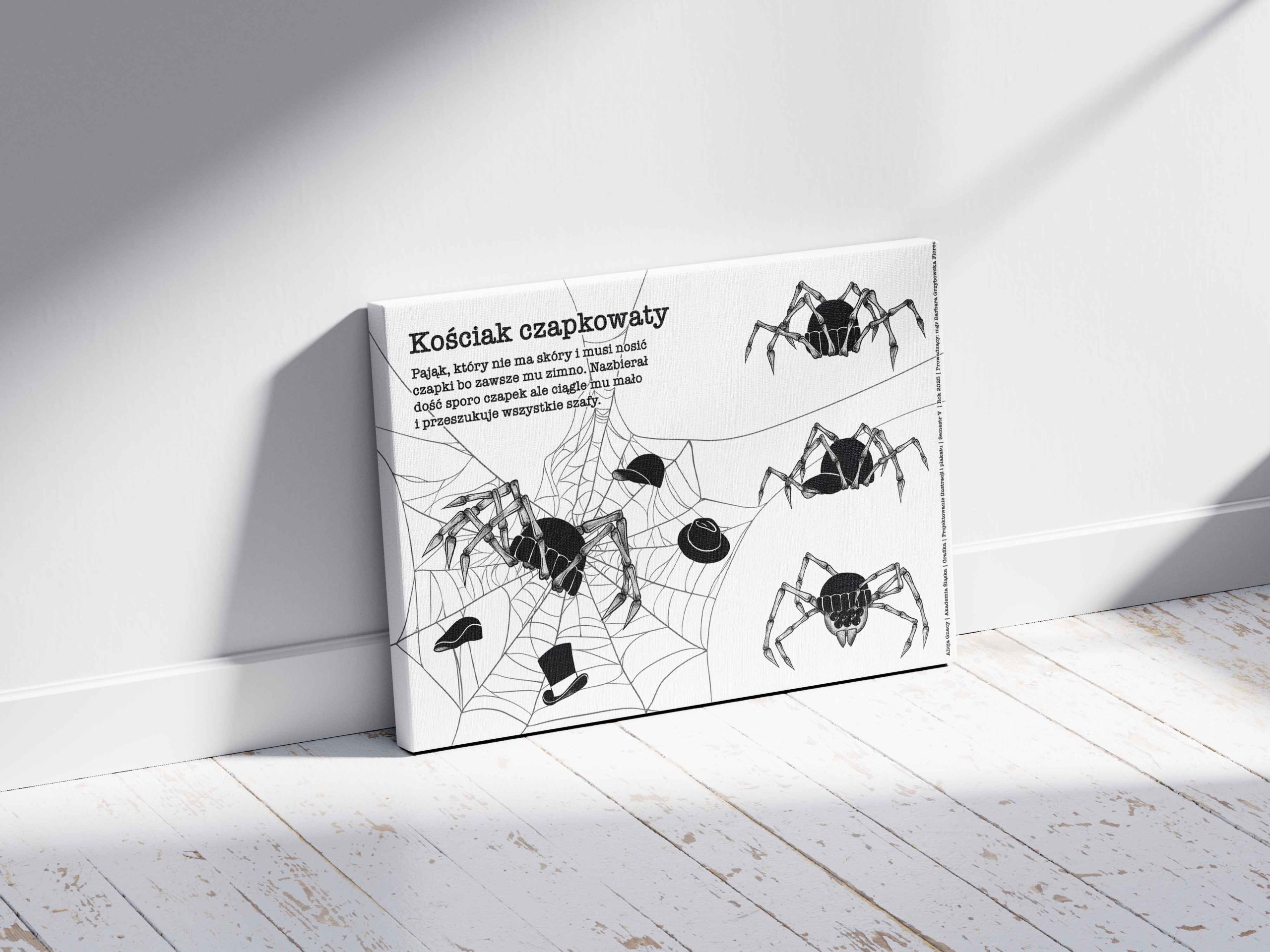 Projekt postaci pająka